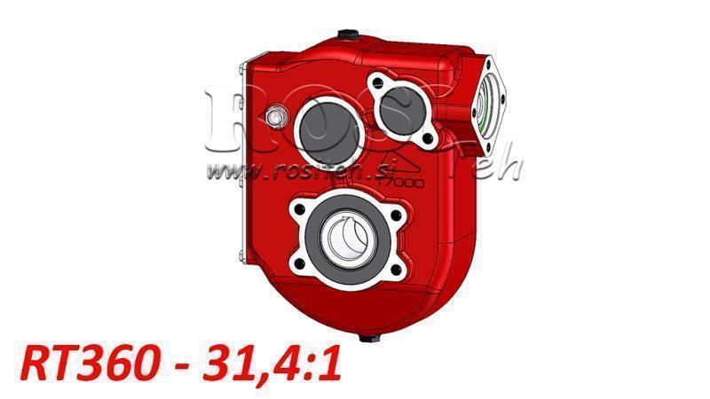 REDUKTOR - PREVODOVKA RT360 PRE HYDROMOTOR MP/MR/MS pomer 31,4:1