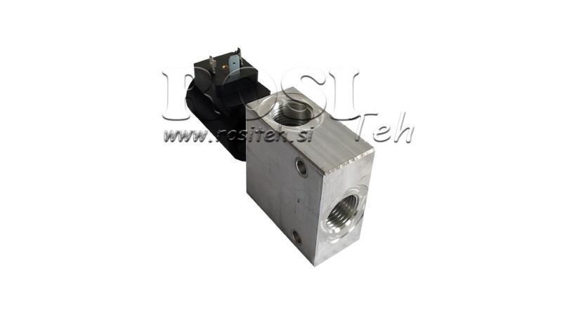 VALVE 2 VOIES 1/2 (NO) 12V - 60lit