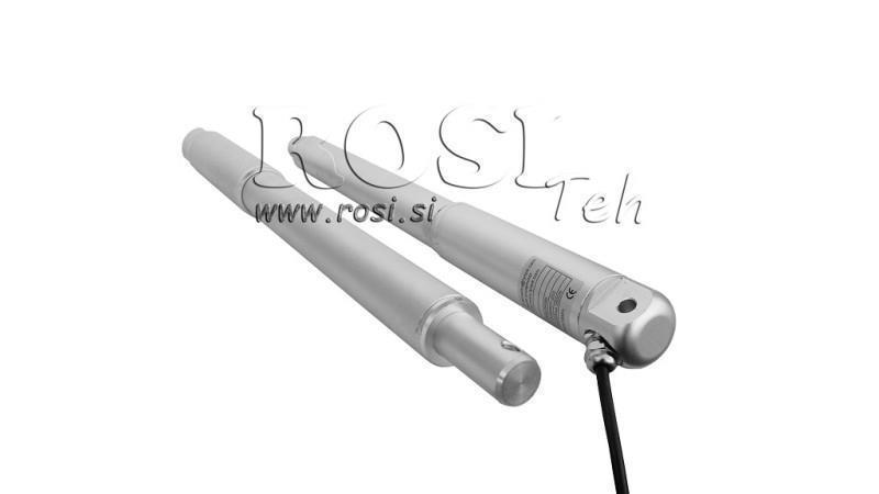 ELEKTRISK CYLINDER 12V 150kg-5mm/sec SLAG 300mm