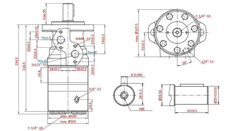 HYDROMOTOR B/MR 200 - MET REM
