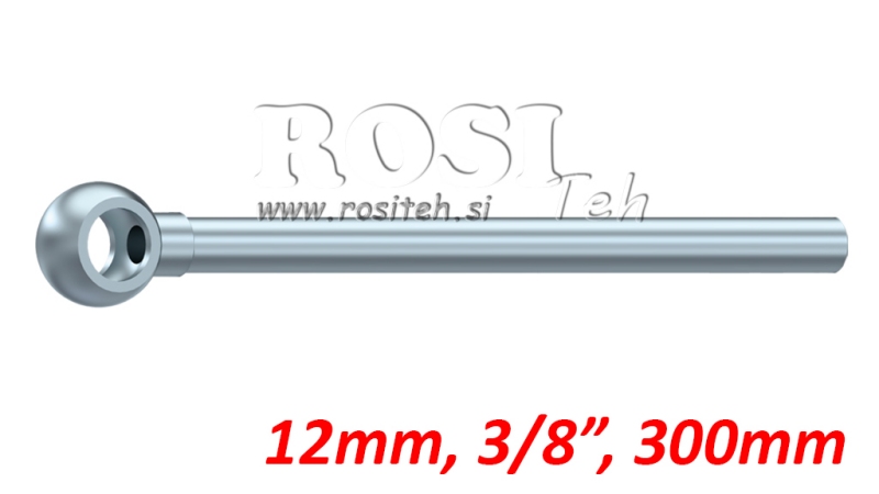 KOVOVÁ BANJO RÚRKA 3/8 300 mm