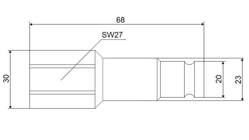 GYORS KAPCSOLÓ BÁGERHEZ FÉRFI 1/2 light
