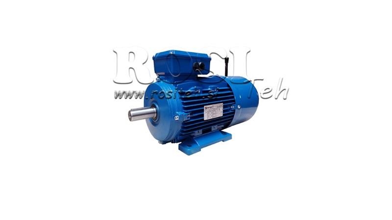 0,37kW-ELEKTROMOS MOTOR FÉKKEL MSH 71 2-4_1370rpm 3Faz lábak-B3