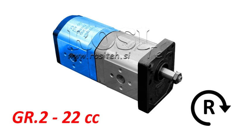 HIDRAULIČNA PUMPA 20C22X066 REAR GR.2 22 CC DESNA