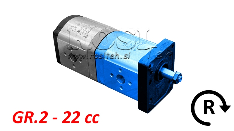 HIDRAVLIČNA ČRPALKA 20C22X067 FRONT GR.2 22 CC DESNA