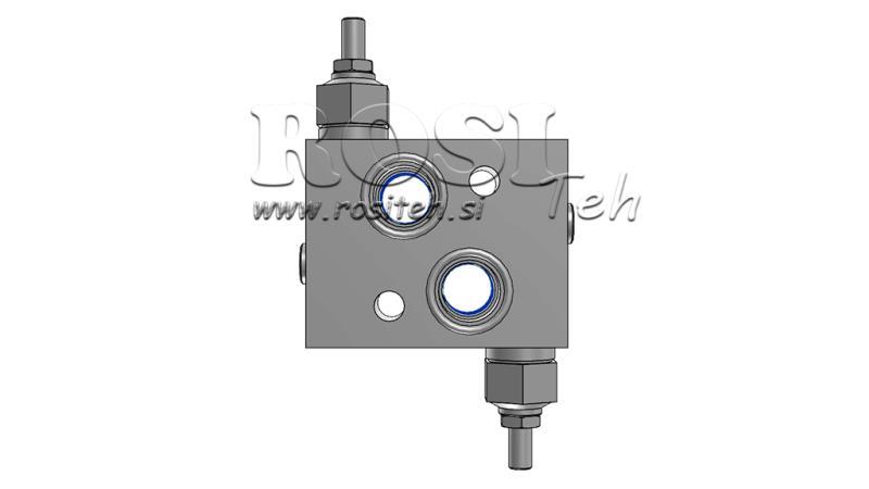 HYDRAULIC PRESSURE REGULATOR 30-210 BAR FOR HYDRAULIC MOTOR MS