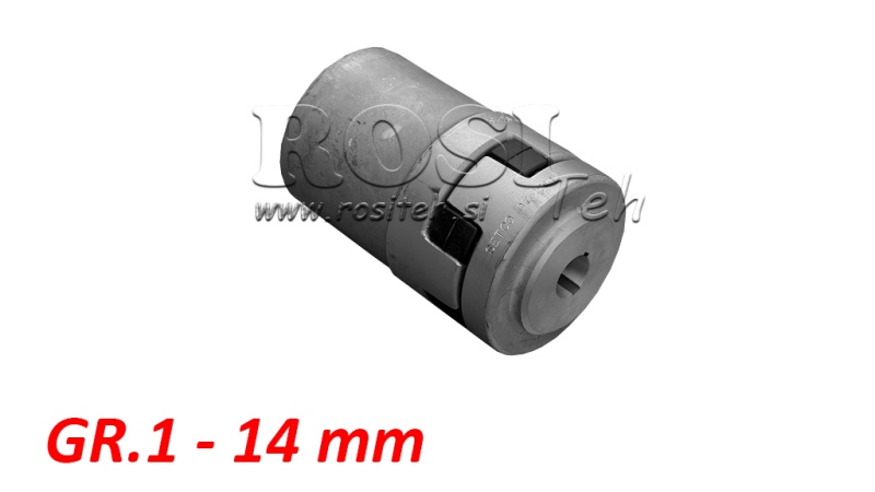 RUBBER COUPLING ND2 (0,25-0,37kW)  14mm/GR1