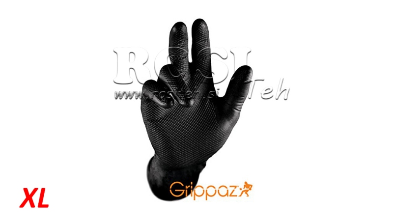 ROKAVICE NITRIL GRIPPAZ BLACK 50/1 - XL