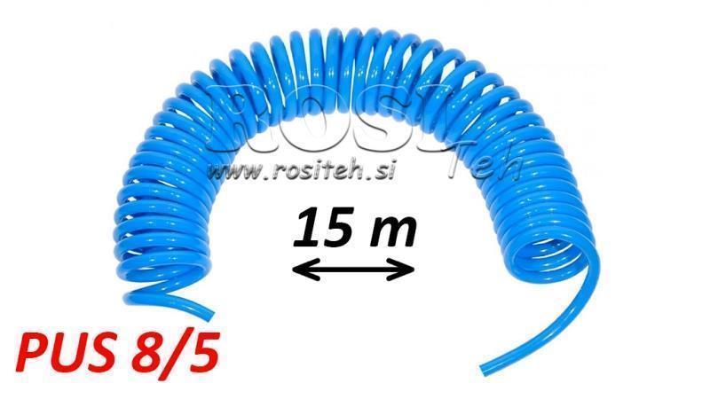 PUS 8/5 15m UNFITTED BLUE AIR TUBE SPIRAL