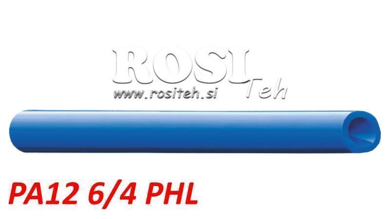 PA 6/4 PA12PHL BLUE AIR PIPE POLYAMIDE DIN73378