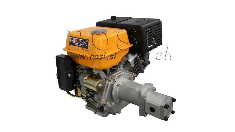 HYDRAULIKBENZINMOTOR KOPPLUNG 420cc + PUMPE GR.2 12ccm ( durchfluss = 43,2 lit/min )