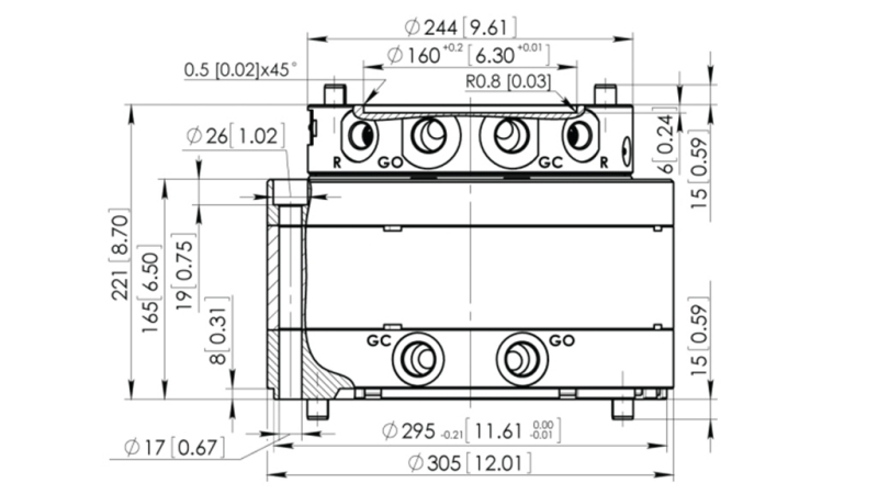 HYDRAULIK ROTATOR CPR9-01 33000/9000 KG