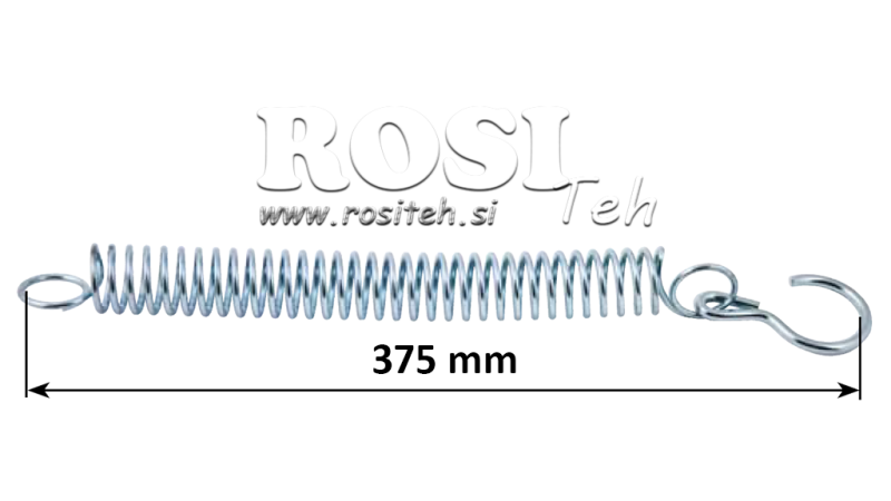 SPRING FOR CONNECTING THREE POINT LINKAGE TRACTOR ARM