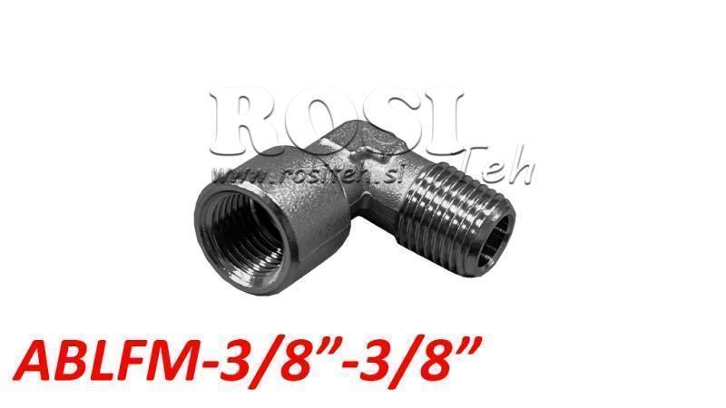 PNEUMATIC CLASSIC ANGLE CONNECTOR ABLFM-038-038