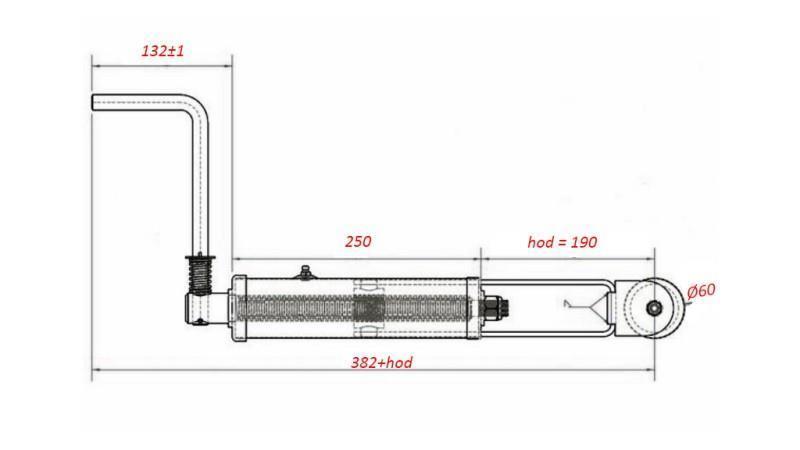 THREAD HANDLE FOR TRAILER HAND BRAKE WITH WINCH