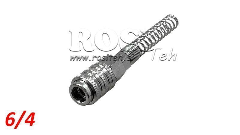 PNEUMATIC QUICK COUPLING FEMALE SPRING 6/4 - DN7.2