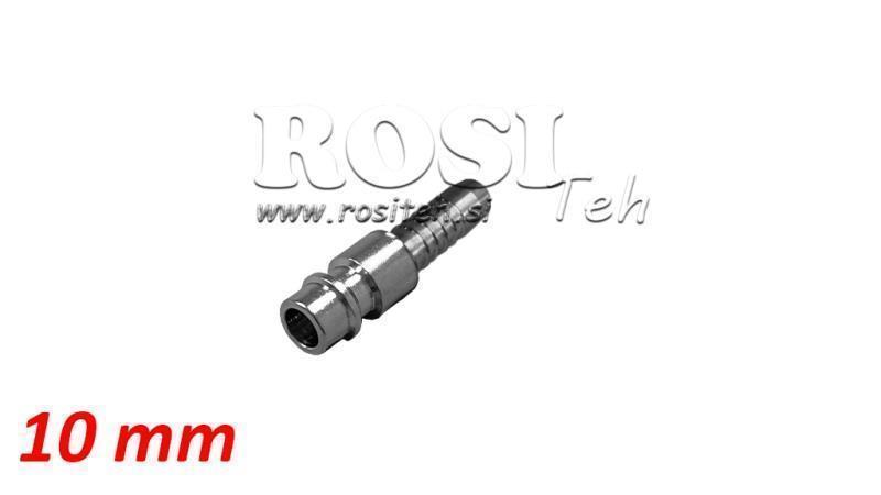 INNESTO RAPIDO PNEUMATICO MASCHIO TUBO 10 mm - DN7,2