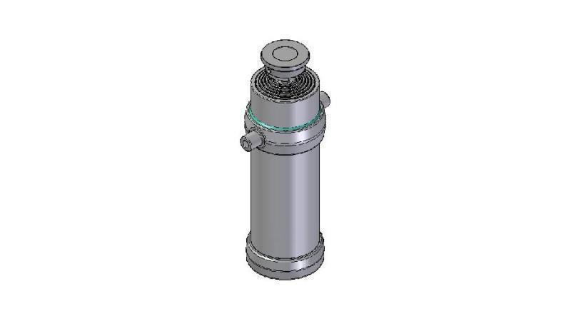 6056S -TELESCOPISK CYLINDER STANDARD/BALL 6 TRIN SLAG 3265 DIAMETER 215