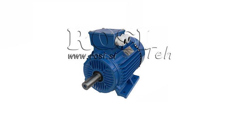 2,2kW-ELEKTROMOTOR MS 90L1-2_2860umd 3Phas Beine-B3