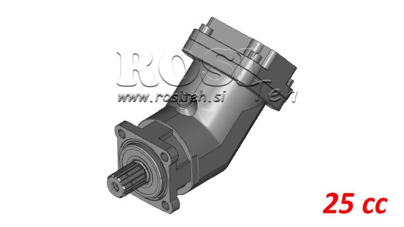 KOLBEN HYDRAULIKMOTOR 25cc - 140Nm