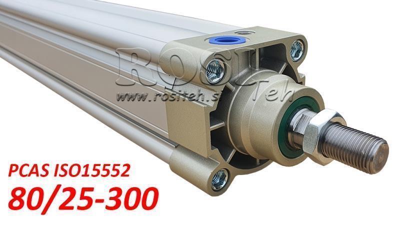 PNEUMATISK CYLINDER PCAS 80/25-300 BE ISO15552