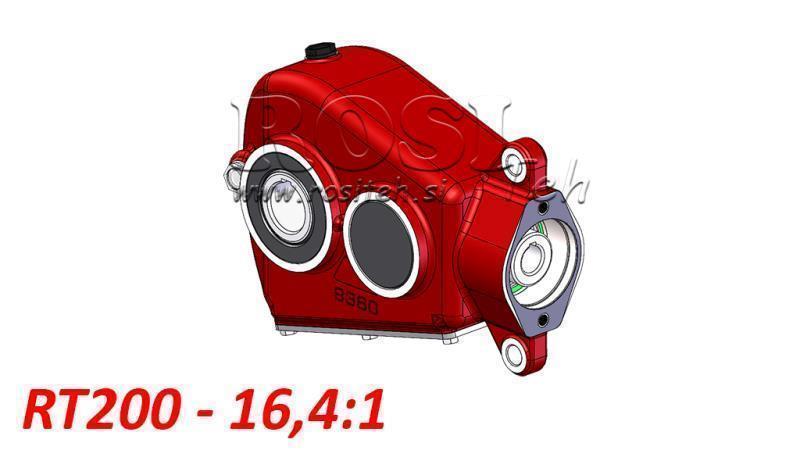 REDUKTOR - MULTIPLIKATOR RT200 ZA HIDROMOTOR MP/MR odnos 16,4:1