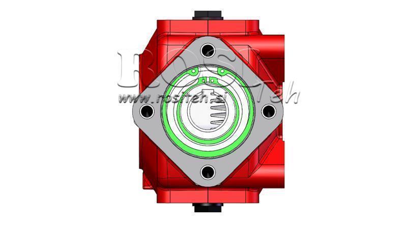 REDUKTOR - MULTIPLIKATOR RT50 ZA HIDROMOTOR MP/MR/MS razmerje 1,9:1