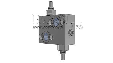 HYDRAULIC PRESSURE REGULATOR 10-180 BAR FOR HYDRAULIC MOTOR MP-MR-MH