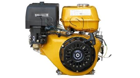 benzin motor EG4-420cc-9,6kW-13,1HP-3.600 U/min-E-KW25x63-elektomos inditás