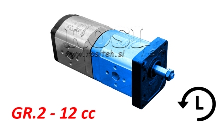 HIDRAVLIČNA ČRPALKA 20A12X067 FRONT GR.2 12 CC LEVA