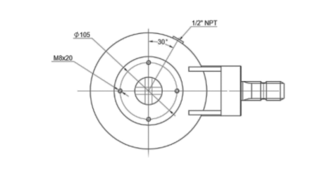 ANGULAR GEARBOX KSR50 3:1 (50HP-36.7kW)