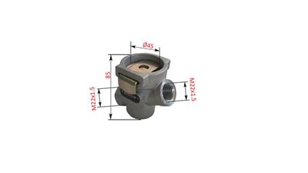 ZRAČNI FILTER LINIJSKEGA VENTILA M22X1,5 ZA ZAVORNI SISTEM
