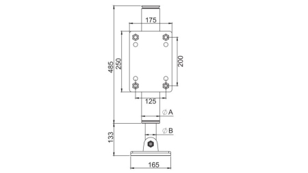 HYDRAULISK BEN BIDIREKSJONAL 365mm - 5.000kg