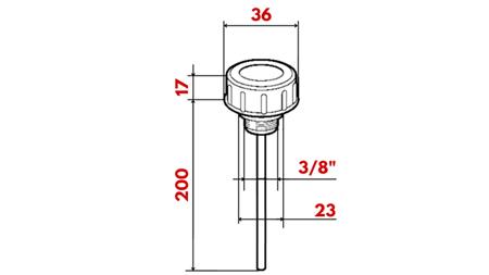 FILTER CAP 3/8