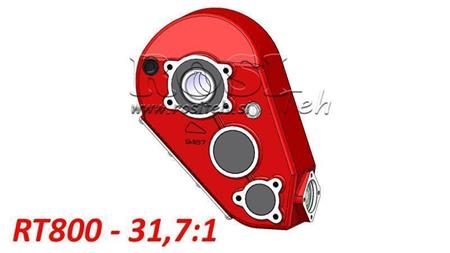 RIDUTTORE - MOLTIPLICATORE RT800 PER MOTORE IDRAULICO MP/MR/MS relazioni 31,7:1