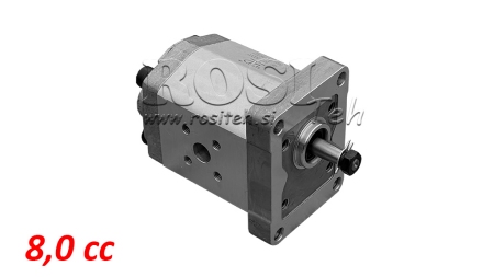 HYDRAULIK PUMPE GR.1 8,0 CC LINKS - FLANSCH