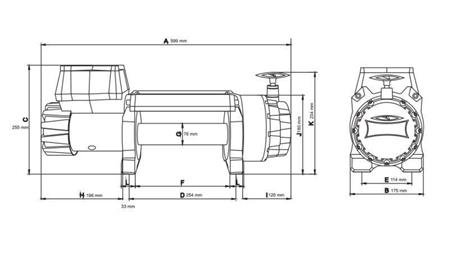 12 V ELEKTRICKÝ NAVIJÁK DWH 9000 HD - 4082 kg