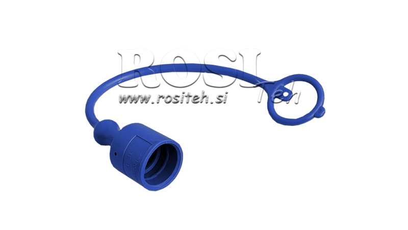 PROTECTION RUBBER COVER BLUE - MALE QUICK COUPLER